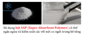 ứng dụng của bột SAP trong bê tông xi măng
